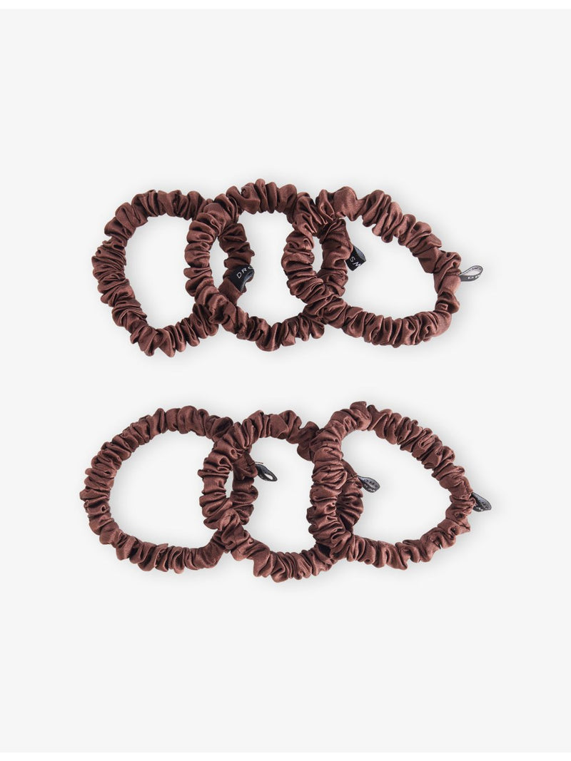 Drowsy Sleep Co silk scrunchies set of six, UK version