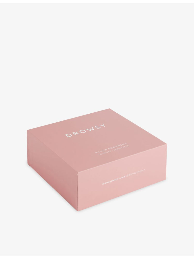 Drowsy Sleep Co silk scrunchie with cotton filling, imported from the UK