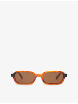 selfridges Le Specs Pilferer Rectangular Ecozen Sunglasses- Buy online at McGrocer