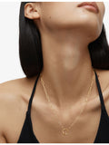 Monica Vinader 18ct gold vermeil necklace 48cm, imported from the UK