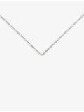Monica Vinader textured link sterling silver necklace 56cm (British brand)