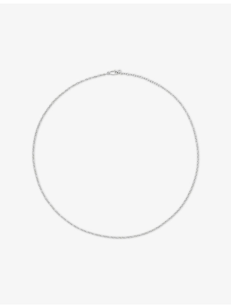 Monica Vinader textured link sterling silver necklace 56cm (British brand)
