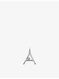 Monica Vinader sterling silver initial A pendant - British product