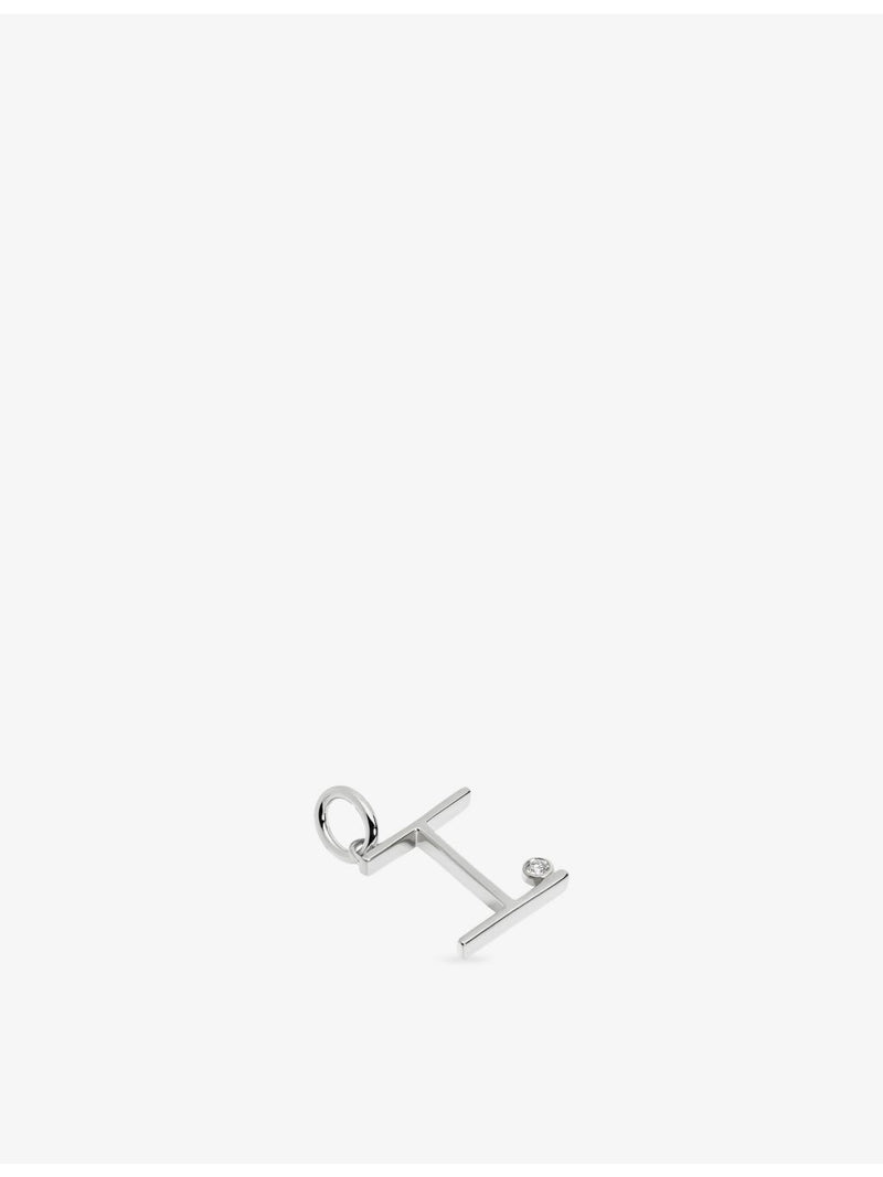 Monica Vinader pendant charm Initial I, UK version