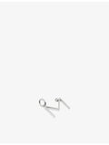 Monica Vinader initial M solitaire diamond pendant charm, UK version