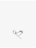 Monica Vinader sterling silver initial P 0.035ct diamond pendant, UK version