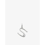selfridges Monica Vinader Solitaire Diamond Initial S Sterling Silver Lab-Grown Diamond Pendant 0.035ct- Buy online at McGrocer