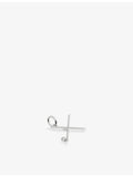 Monica Vinader initial X pendant, 0.035ct lab-grown diamond, imported from the UK