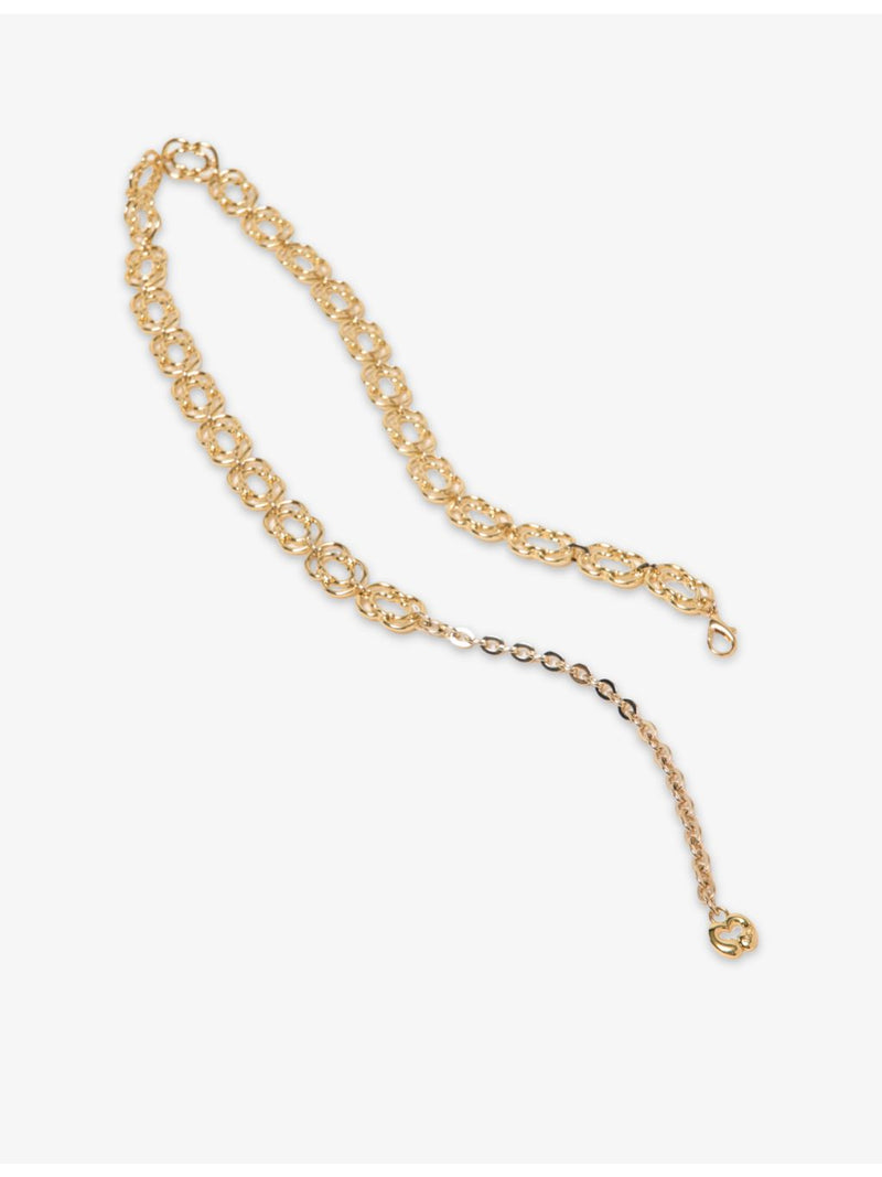 Maje gold chain-link belt - British product