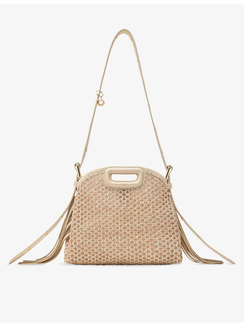 Maje Mini Net Shoulder Bag 22cm height, imported from the UK