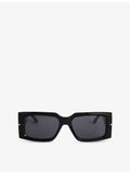 Victoria Beckham acetate sunglasses with rectangular frame, imported from the UK