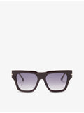 Victoria Beckham square-frame acetate sunglasses VB7004/S, imported from the UK