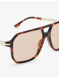 Victoria Beckham square-frame double-bridge acetate sunglasses, imported from the UK