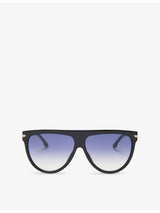 selfridges Victoria Beckham Oversized Oval Acetate Sunglasses- Buy online at McGrocer