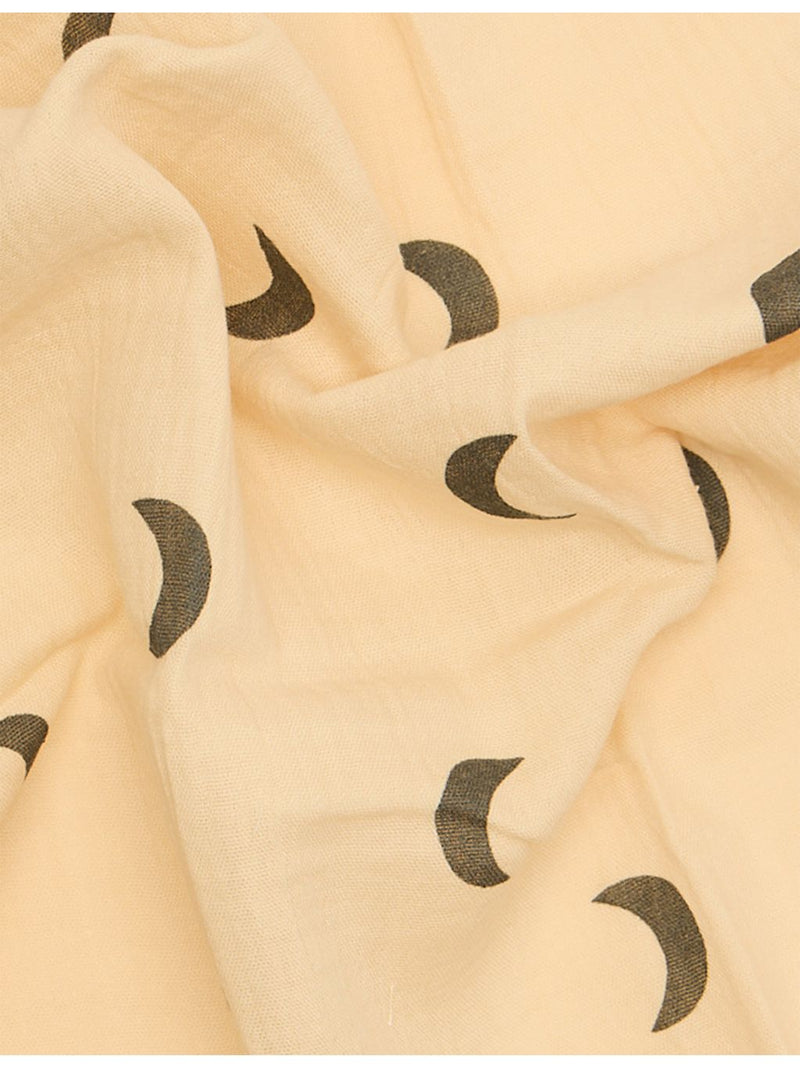 Organic Zoo cotton muslin moon print 65cm (British brand)