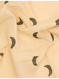 Organic Zoo cotton muslin moon print 65cm (British brand)