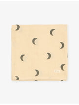 selfridges Organic Zoo Moon-Print Polka Dot Cotton Muslin Square 65cm- Buy online at McGrocer