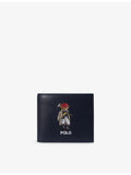 Polo Ralph Lauren bear-embroidered leather billfold wallet (British brand)