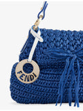 Fendi raffia handbag pre-loved compact size, imported from the UK