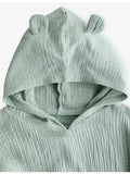 H&M hooded cotton-muslin towel cape 4-36 months, UK version