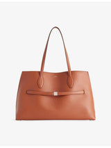 selfridges Totême Lounge Belted Leather Tote Bag- Buy online at McGrocer