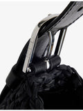 Toteme belted raffia tote bag with shoulder strap, UK version