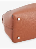 TOTEME T-Lock flap leather clutch made in Italy - British product
