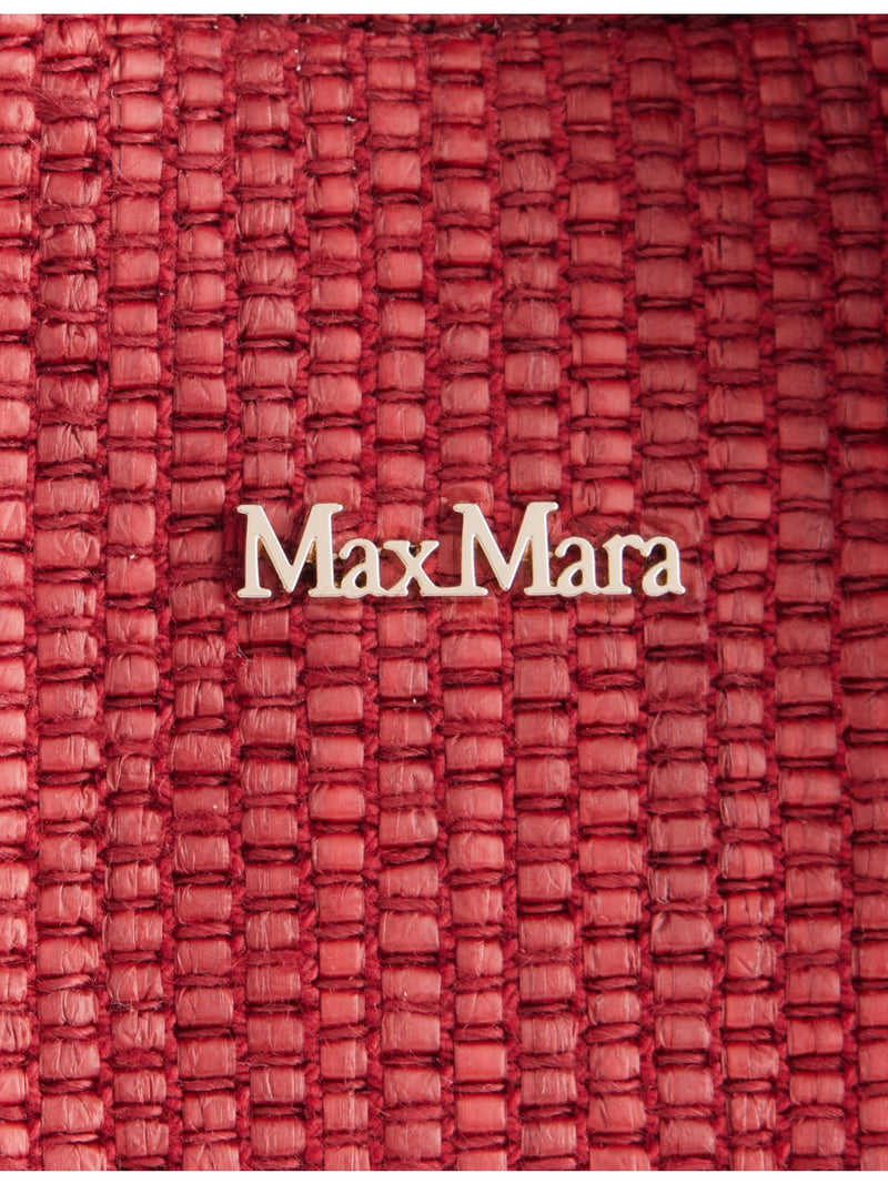 Max Mara extra-small woven top-handle bag, imported from the UK