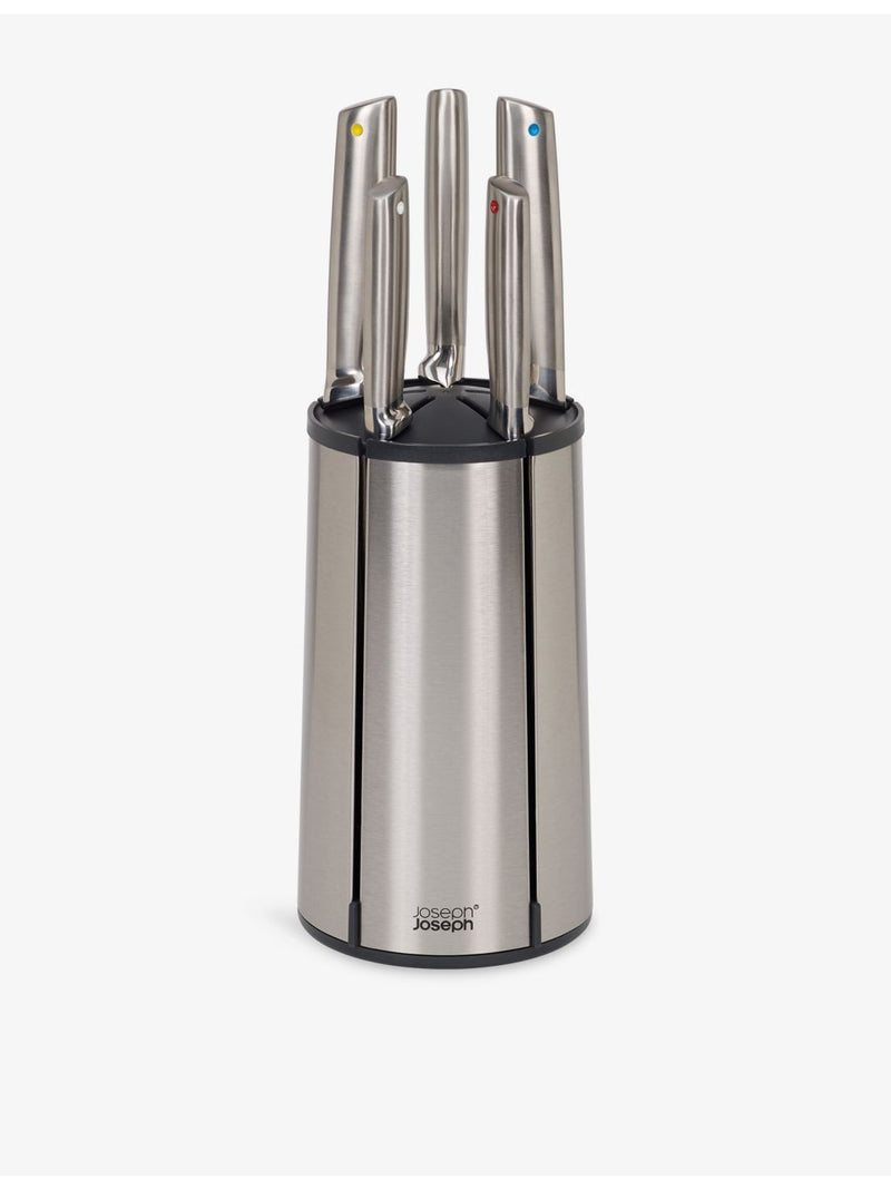 Joseph Joseph 5-piece stainless steel knife set carousel, imported from the UK