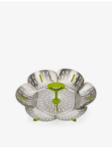 selfridges Joseph Joseph Bloom Folding Stainless-Steel Steamer Basket- Buy online at McGrocer