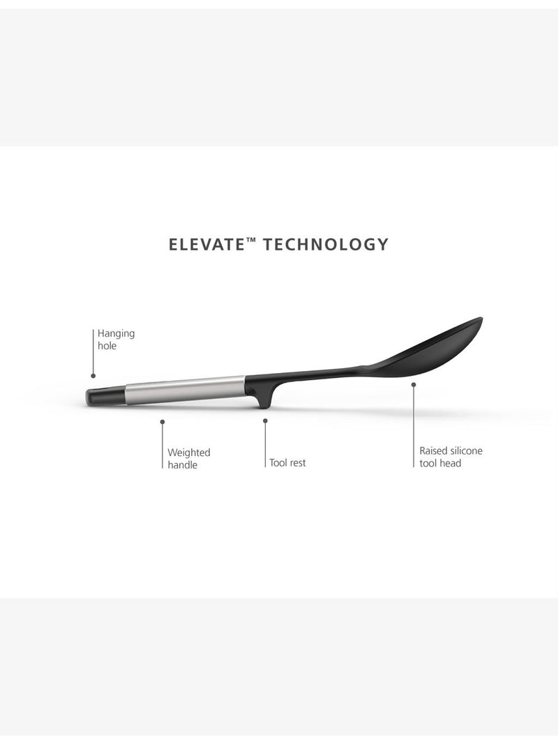Joseph Joseph Elevate stainless steel silicone solid spoon, UK version