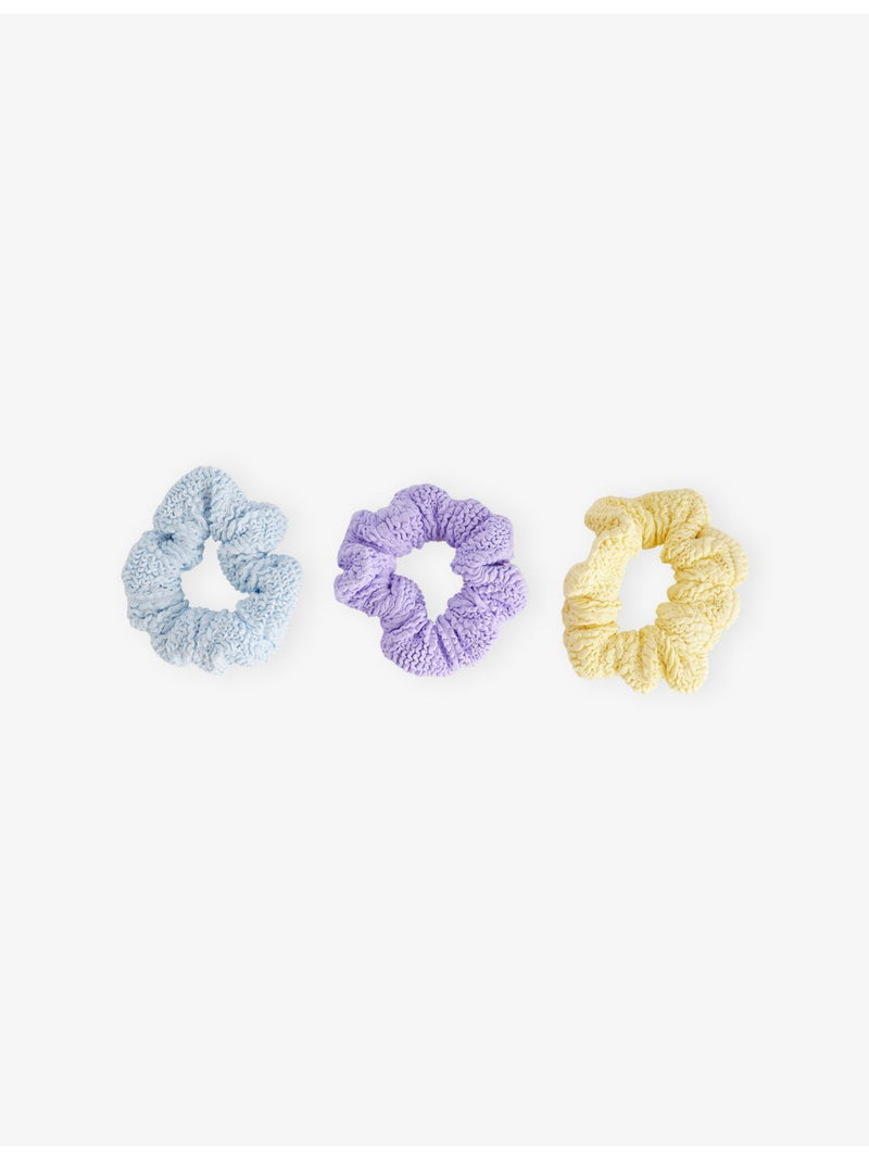Hunza G kids scrunchies pack of three assorted colours - British product