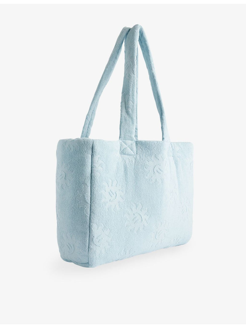 Hunza G Sunny Towelling beach bag in cotton (British brand)