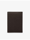 Smythson Panama large leather card holder with gold-toned branding, UK version