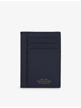 selfridges Smythson Panama Leather Card Holder- Buy online at McGrocer