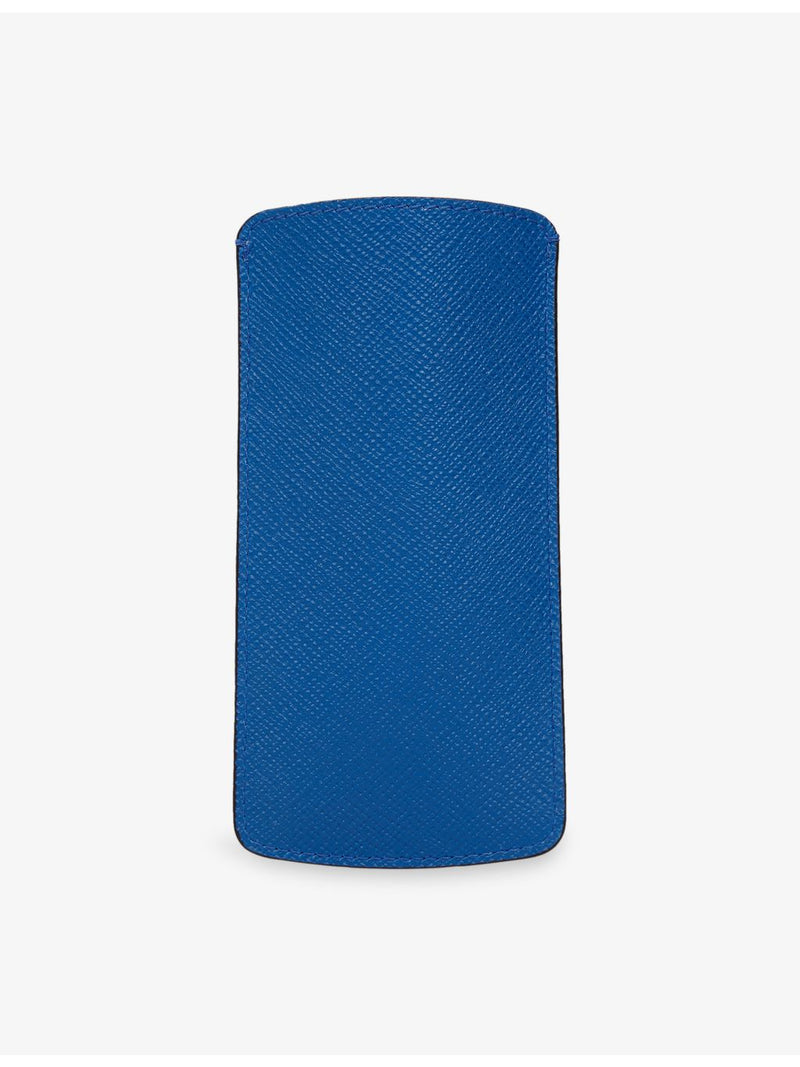 Smythson leather glasses case 16cm x 8cm, UK version