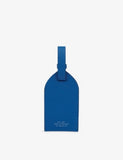 Smythson leather luggage tag with adjustable strap, UK version