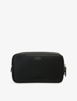 selfridges Smythson Panama Double Leather Washbag- Buy online at McGrocer