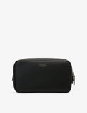 Smythson Panama double leather washbag with zip fastening (British brand)