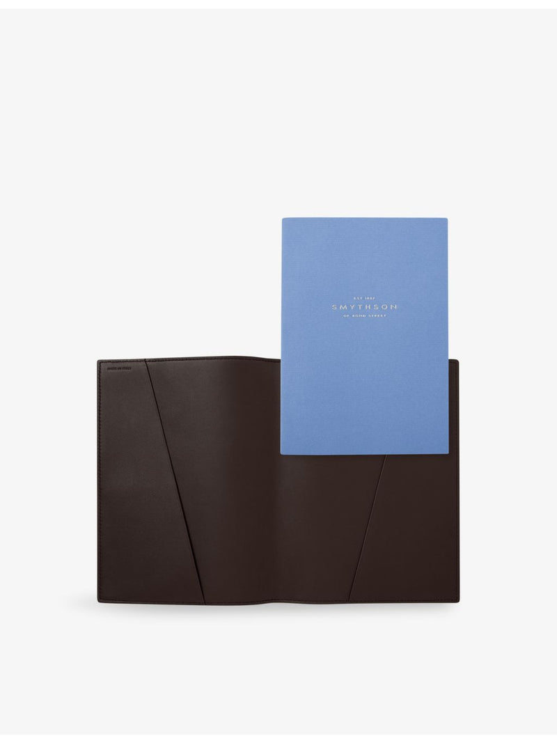 Smythson Ludlow Evergreen A5 leather notebook - British product