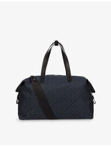 selfridges Smythson Monogram Stamp Canvas Travel Bag- Buy online at McGrocer