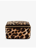 Smythson Panama Leopard leather trinket case (British brand)