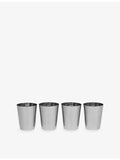 Smythson Panama leather wine tote with stackable cups - British product