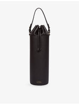 selfridges Smythson Panama Logo-Embossed Leather Wine Tote 35cm x 11cm x 11cm- Buy online at McGrocer