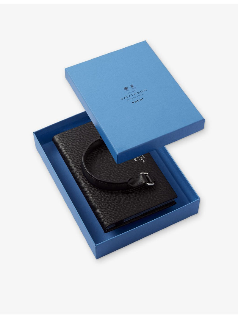 Smythson x Sacai Chelsea leather notebook 16.7cm - British product