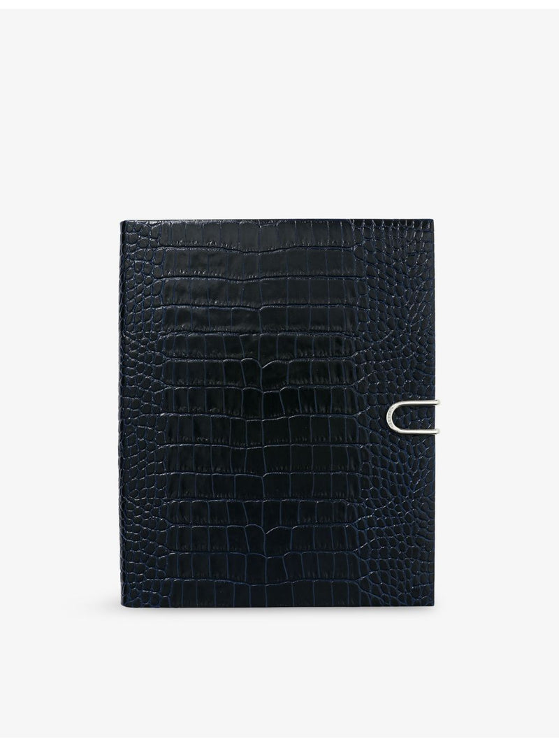 Smythson Portobello leather notebook 26cm x 21cm (British brand)