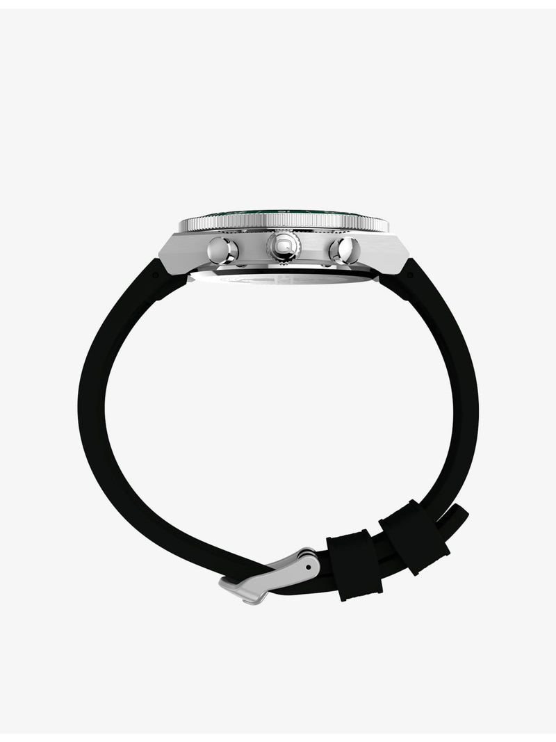 Timex chronograph watch 40mm synthetic rubber strap - British product