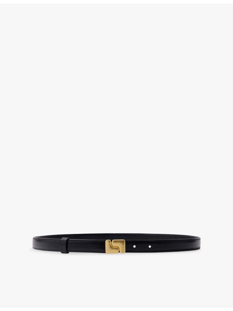 Soeur Ninon mini leather belt with gold buckle - British product