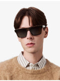 Christian Louboutin rectangle-frame acetate sunglasses LB0023, UK version