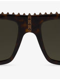 Christian Louboutin rectangle-frame acetate sunglasses LB0023, UK version